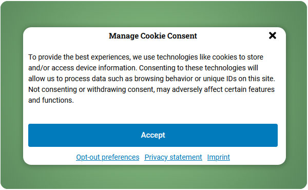 Implement a “Cookie Consent” Opt-Out Notice